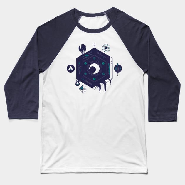 Crescent Baseball T-Shirt by againstbound